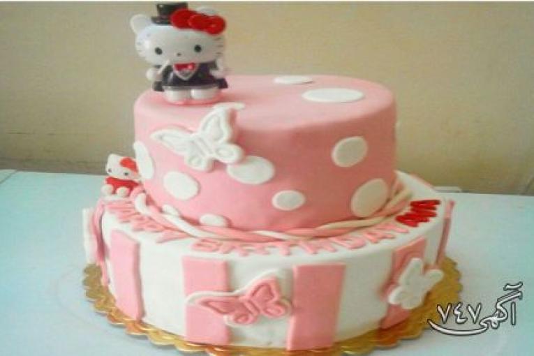 انواع کیک ها ، کیک تولد دخترانه ، کیک تولد پسرانه ، کیک چند طبقه