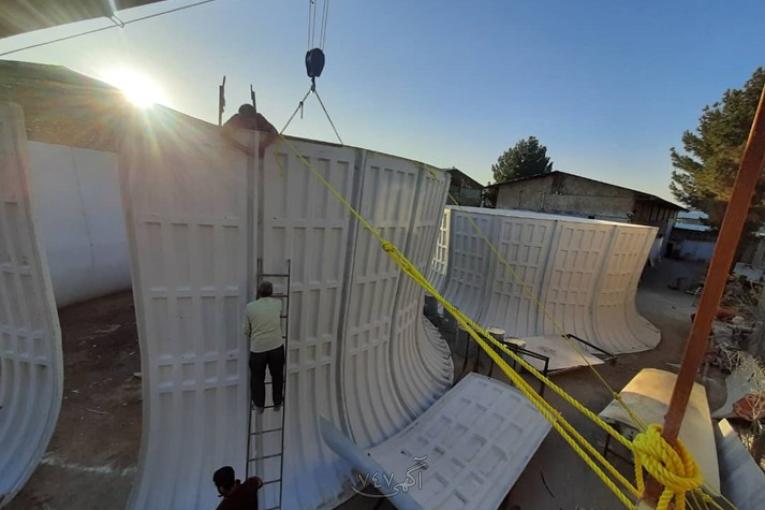 پیشرو کامپوزیت فروش قطعات برج خنک کننده (کولینگ تاور) فن استک،درایو شفت،ورق،پره کامپوزیتی،پکینگ وقطره گیر 